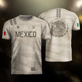Mexico Beige Aztec Heritage Soccer Jersey