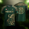 Mexico Green Aztec Eagle Heritage Soccer Jersey